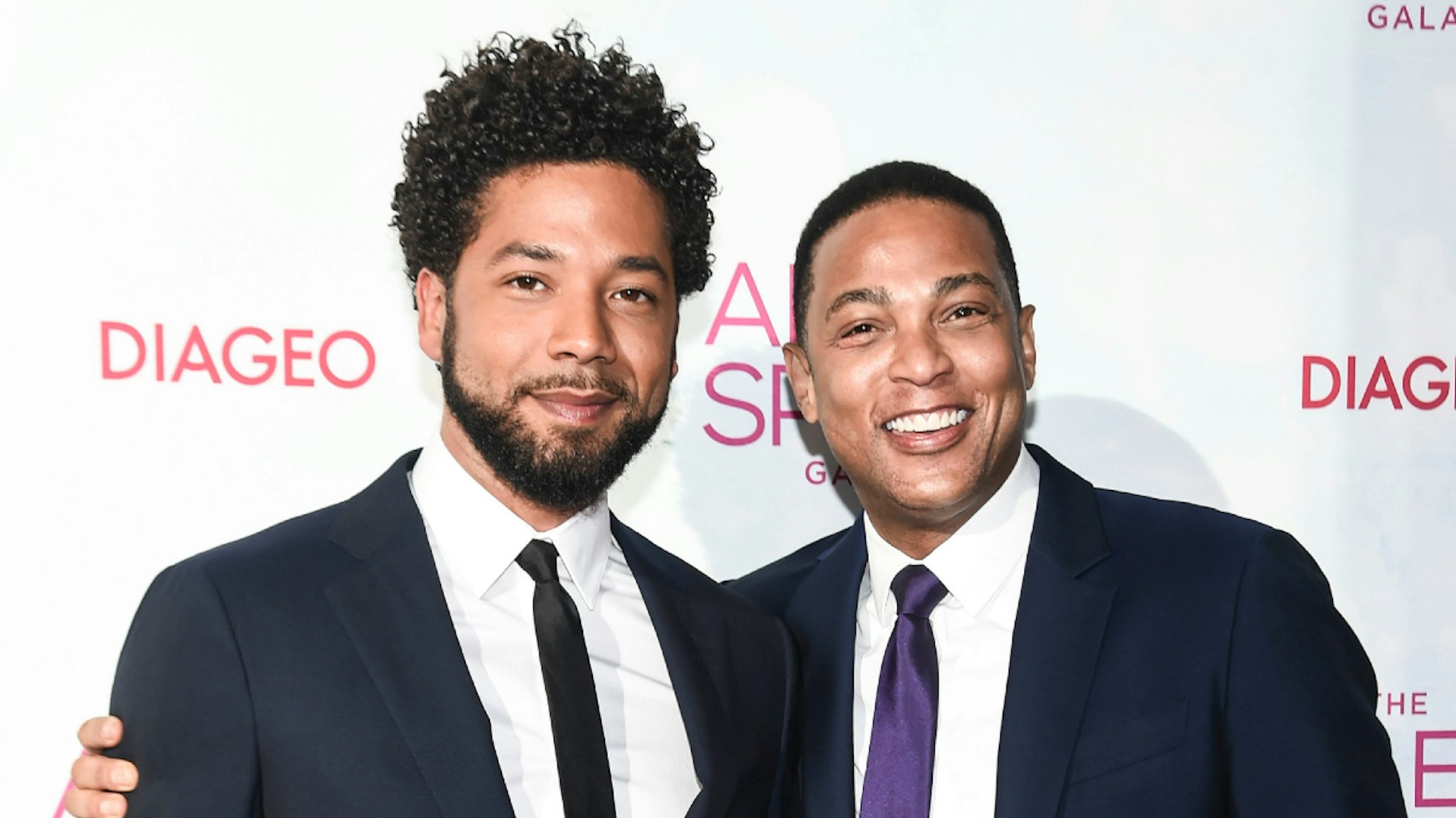 ussie Smollett and Don Lemon attend the 2018 Ailey Spirit Gala Benefit at David H. Koch Theater at Lincoln Center on June 14, 2018 in New York City.
