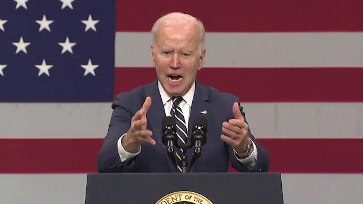 WATCH: Biden Erupts During Speech In Pennsylvania