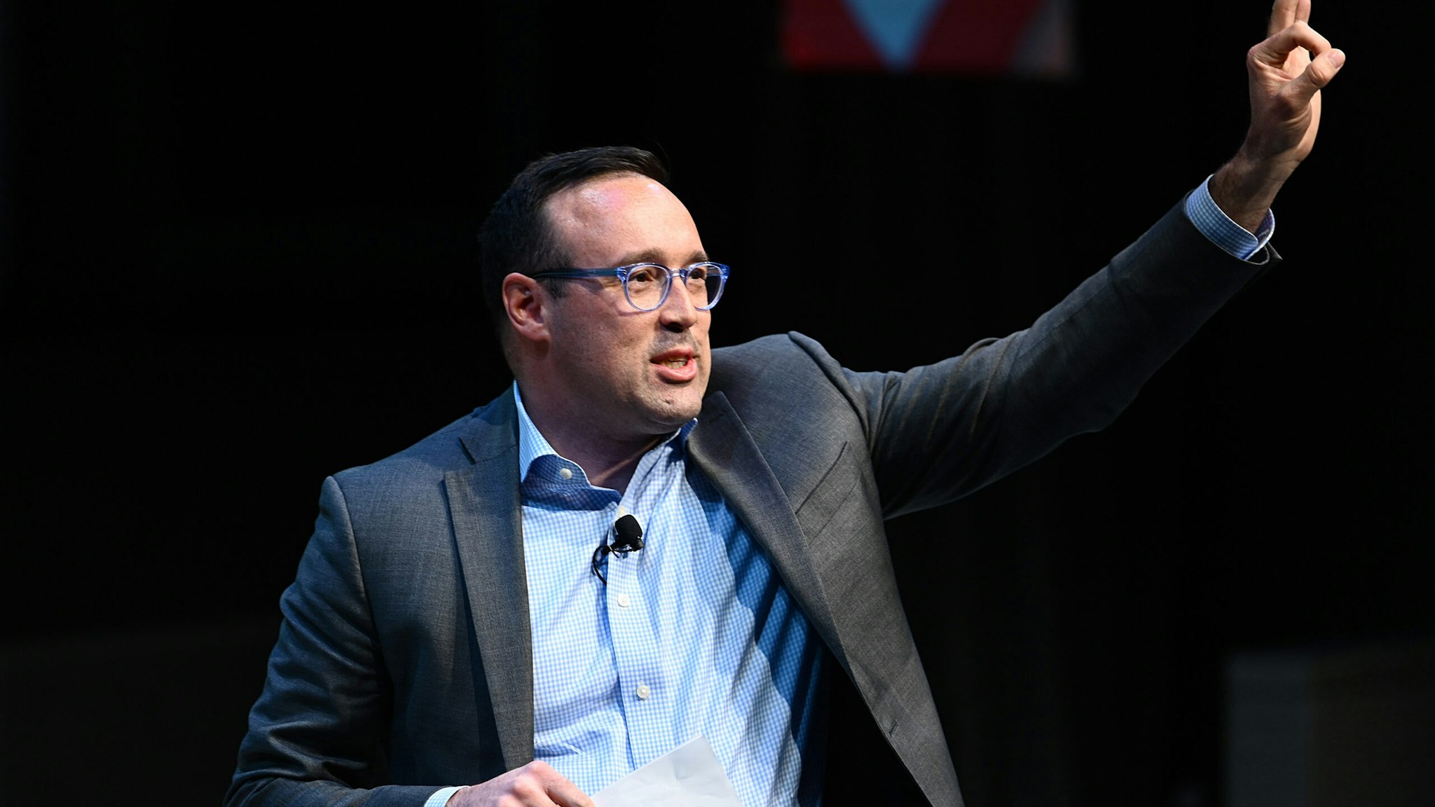 NEW YORK, NEW YORK - MARCH 05: Chris Cillizza speaks onstage during CNN Experience on March 05, 2020 in New York City.