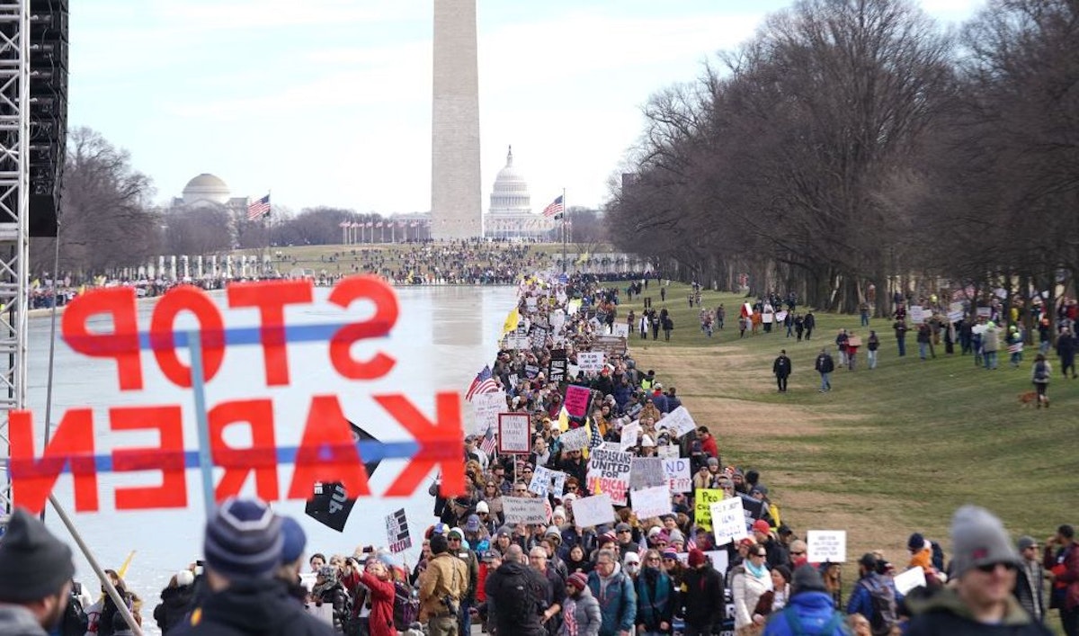 Thousands March Against Lockdowns, Forced Vaccinations At ‘Defeat The Mandates’ Rally In D.C.