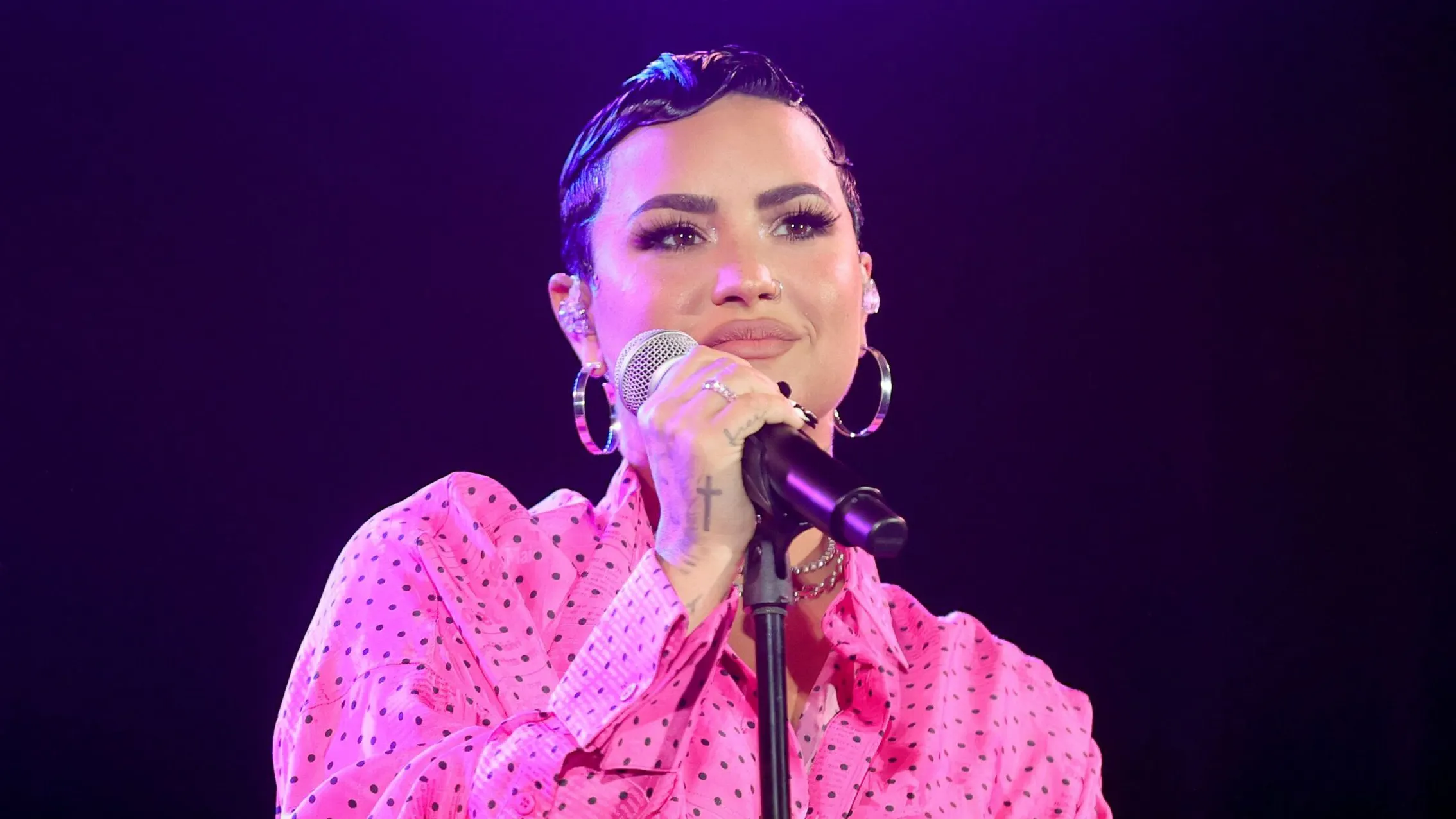 Demi Lovato Gets Giant Spider Tattoo On Head After Reported Rehab Stay