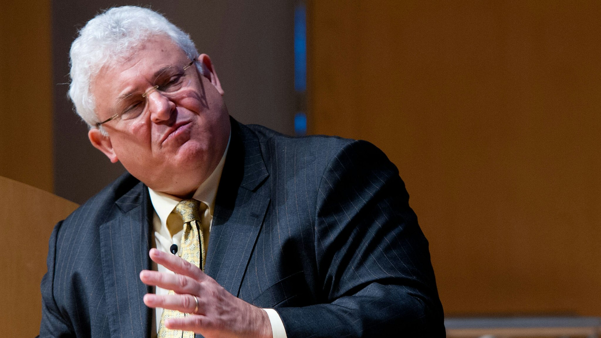 PHILADELPHIA, PA - SEPTEMBER 13: Dr. Arthur Caplan takes part in a panel discussion prior to the 2012 Liberty Medal Ceremony at the National Constitution Center on September 13, 2012 in Philadelphia, Pennsylvania.