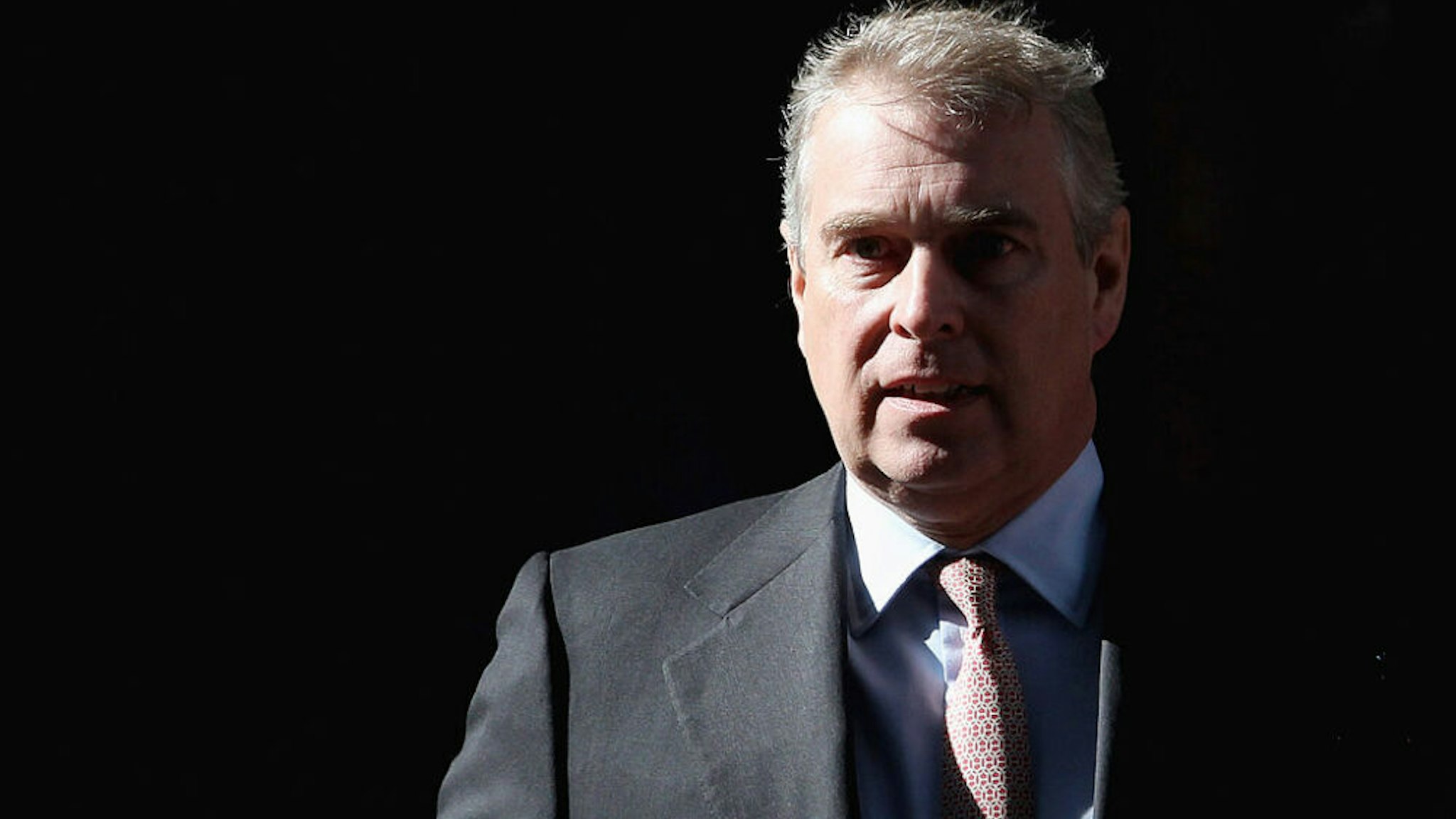 LONDON, ENGLAND - MARCH 07: Prince Andrew, Duke of York leaves the headquarters of Crossrail at Canary Wharf on March 7, 2011 in London, England. Prince Andrew is under increasing pressure after a series of damaging revelations about him surfaced, including criticism over his friendship with convicted sex offender Jeffrey Epstein, an American financier.