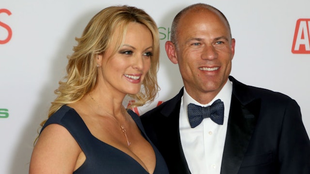 Adult film actress/director Stormy Daniels and attorney Michael Avenatti attend the 2019 Adult Video News Awards at The Joint inside the Hard Rock Hotel & Casino on January 26, 2019 in Las Vegas, Nevada.