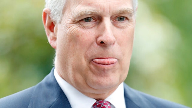 ASCOT, UNITED KINGDOM - JULY 27: (EMBARGOED FOR PUBLICATION IN UK NEWSPAPERS UNTIL 24 HOURS AFTER CREATE DATE AND TIME) Prince Andrew, Duke of York attends the QIPCO King George Weekend at Ascot Racecourse on July 27, 2019 in Ascot, England.