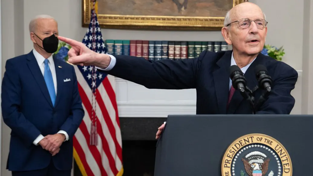 President Biden Hands Face Mask To Justice Breyer, Internet Freaks Out