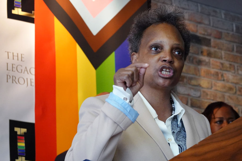 Lightfoot blames racism and right-wing forces for Chicago loss, leaves office with head held high.