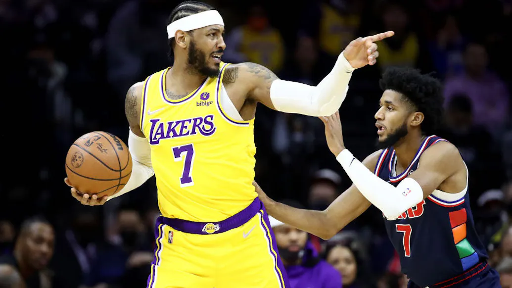 76ers Fan Ejected From Arena After Reportedly Calling Lakers Forward Carmelo Anthony ‘Boy’