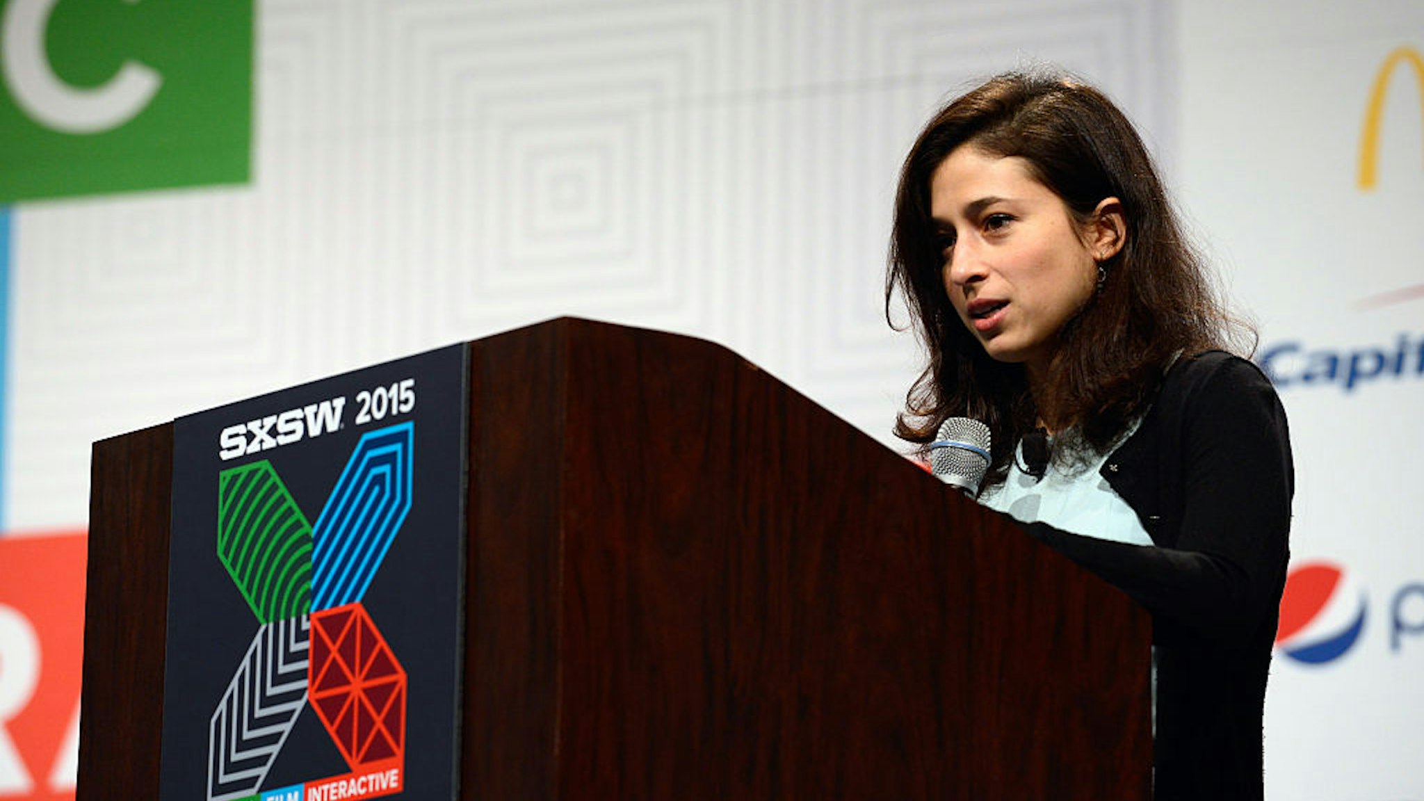 AUSTIN, TX - MARCH 14: Catherine Rampell, Opinion Columnist for The Washington Post speaks onstage at 'Pardon The Disruption: Steve Case On Entrepreneurs' during the 2015 SXSW Music, Film + Interactive Festival at the Austin Convention Center on March 14, 2015 in Austin, Texas. (Photo by Robert A Tobiansky/Getty Images for SXSW)