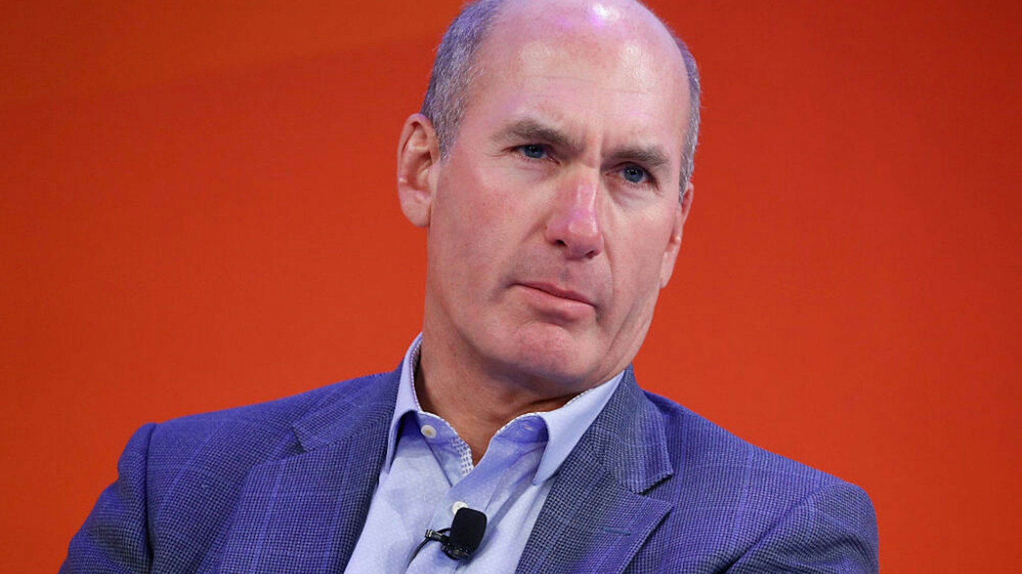 NEW YORK, NY - SEPTEMBER 28: CEO, AT&amp;T Entertainment Group AT&amp;T John Stankey speaks at the MediaLink Presents: MASS-terclass: The New Age of Mass Personalization panel on the Times Center Stage during 2016 Advertising Week New York on September 28, 2016 in New York City.