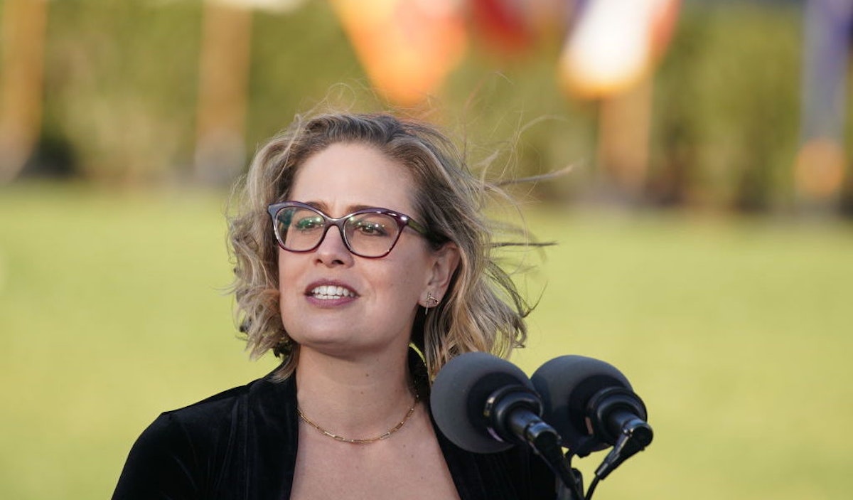 Kyrsten Sinema Hunkered In Bathroom From Activists Because 'It Was Illegal' To Record …