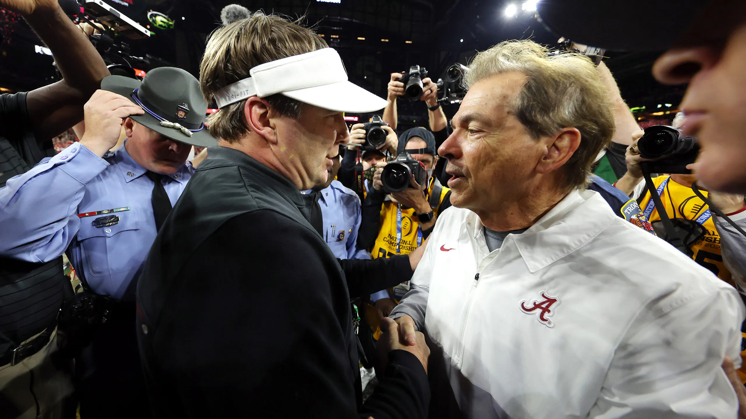 Alabama’s Nick Saban Delivers Message To Georgia’s Kirby Smart After Losing National Championship Game
