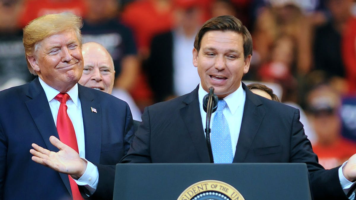 Trump Makes Statement Over Reports That He Has A Problem With Governor Ron DeSantis