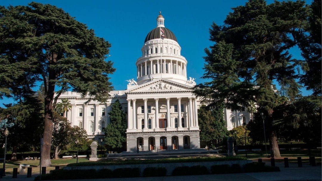 State capitol building, Sacramento, California.