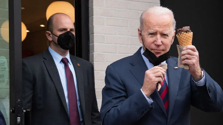 Hardly Working: Biden Gets Ice Cream, Press Covers Every Second