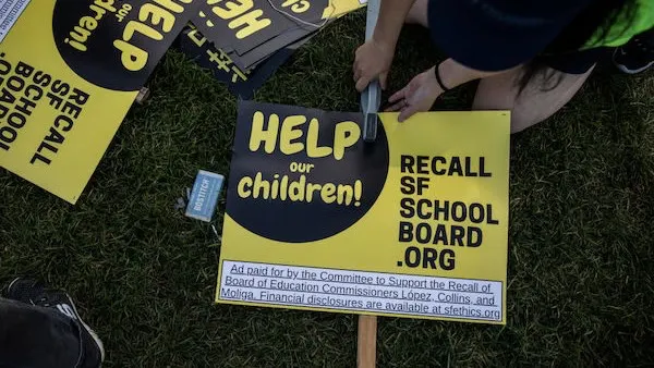 San Francisco School Board Members Face Recall Election