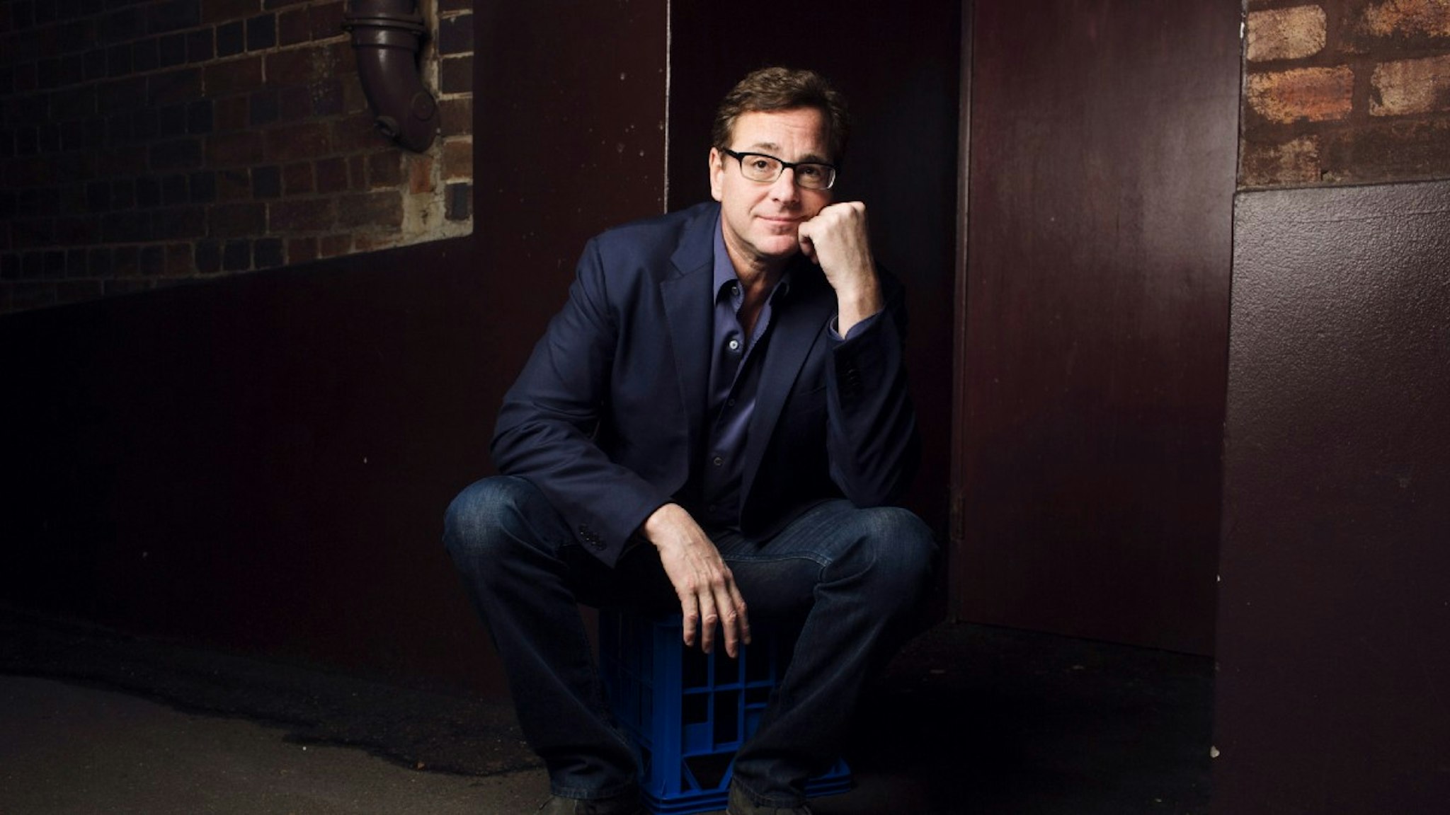 (AUSTRALIA OUT) U.S. comedian and actor, Bob Saget, is in Sydney ahead of a stand-up comedy show in Melbourne, May 13, 2014.
