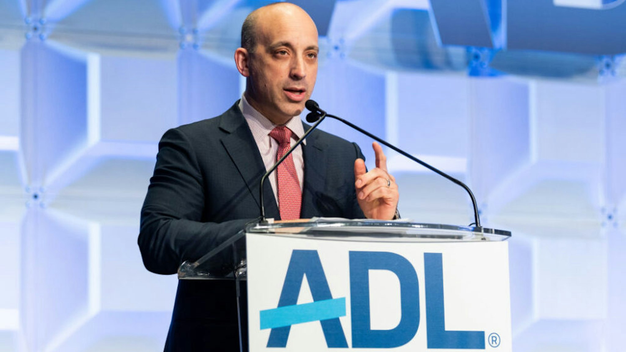 WASHINGTON, DC, UNITED STATES - 2019/06/04: Jonathan Greenblatt, ADL CEO &amp; National Director, speaking at the Anti-Defamation League (ADL) National Leadership Summit in Washington, DC.