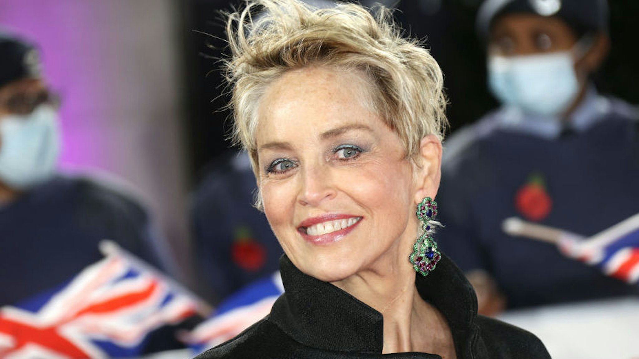 Sharon Stone attends the Pride Of Britain Awards 2021 at The Grosvenor House Hotel on October 30, 2021 in London, England.