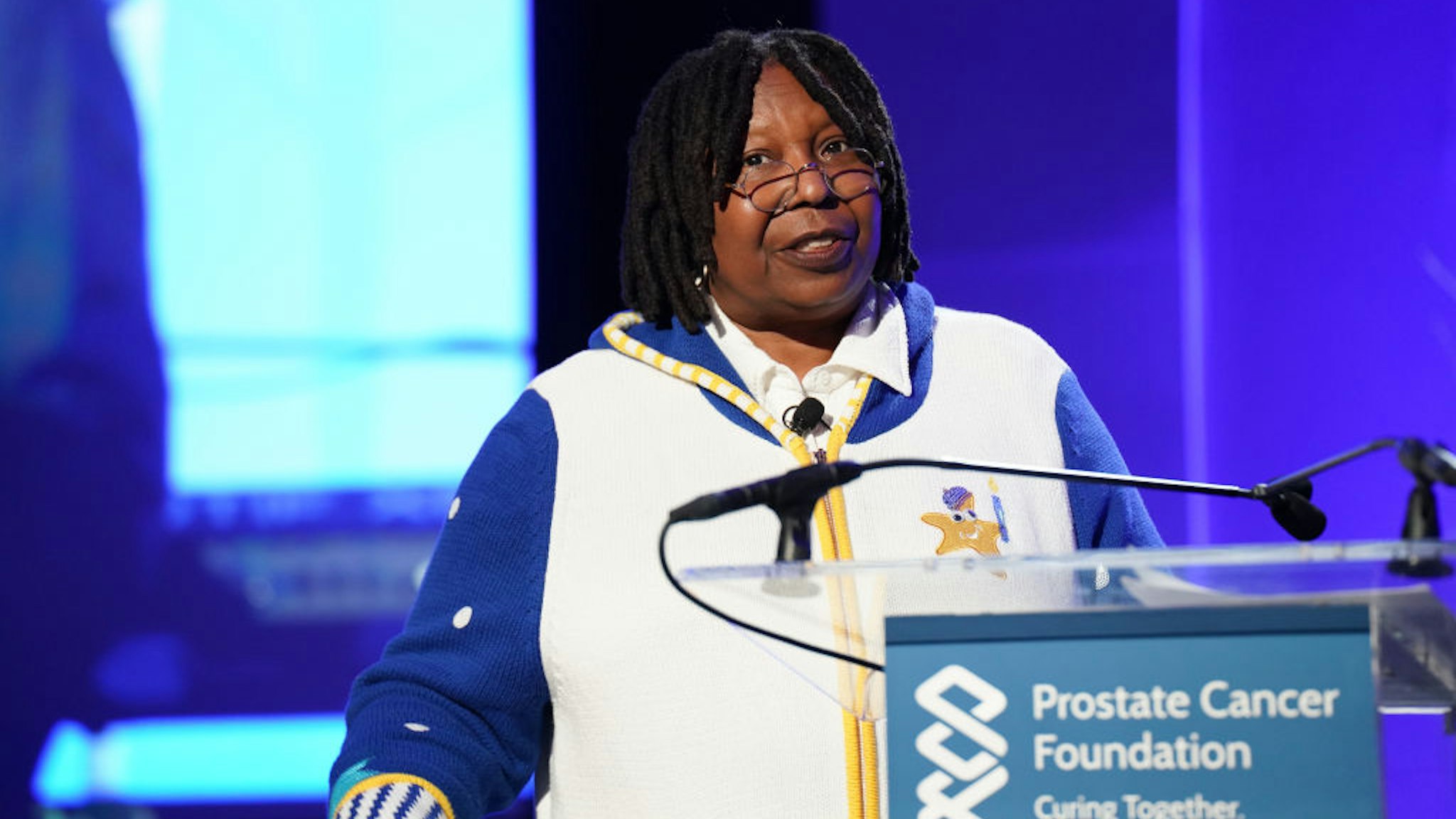 NEW YORK, NEW YORK - NOVEMBER 29: Actress Whoopi Goldberg attends Prostate Cancer Research Foundation's 25th New York Dinner at The Plaza on November 29, 2021 in New York City. (Photo by Jared Siskin/Patrick McMullan via Getty Images)