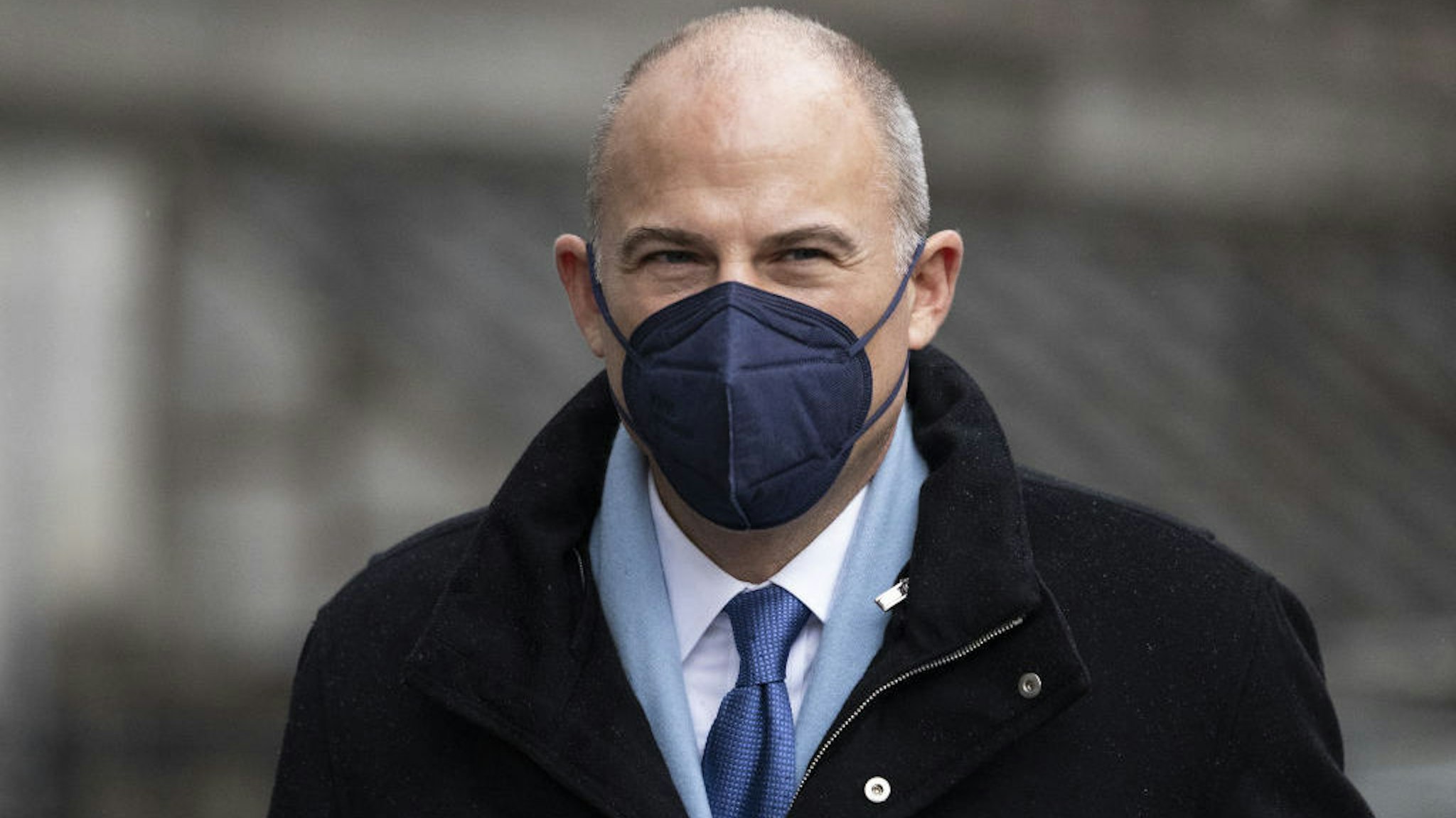 Michael Avenatti, attorney and founding partner of Eagan Avenatti LP, arrives at federal court in New York, U.S., on Thursday, Feb. 3, 2022. A federal jury began deliberations in the fraud trial of Michael Avenatti Wednesday after the disgraced celebrity lawyer and prosecutors clashed over whether he fleeced his former client Stormy Daniels out of money from a book deal, reports the Wall Street Journal. Photographer: Angus Mordant/Bloomberg