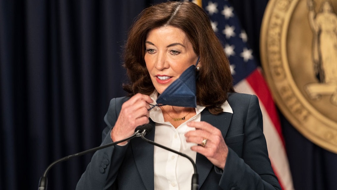 New York Gov. Kathy Hochul signed into law a gun measure requiring concealed carry applicants to hand over their social media accounts