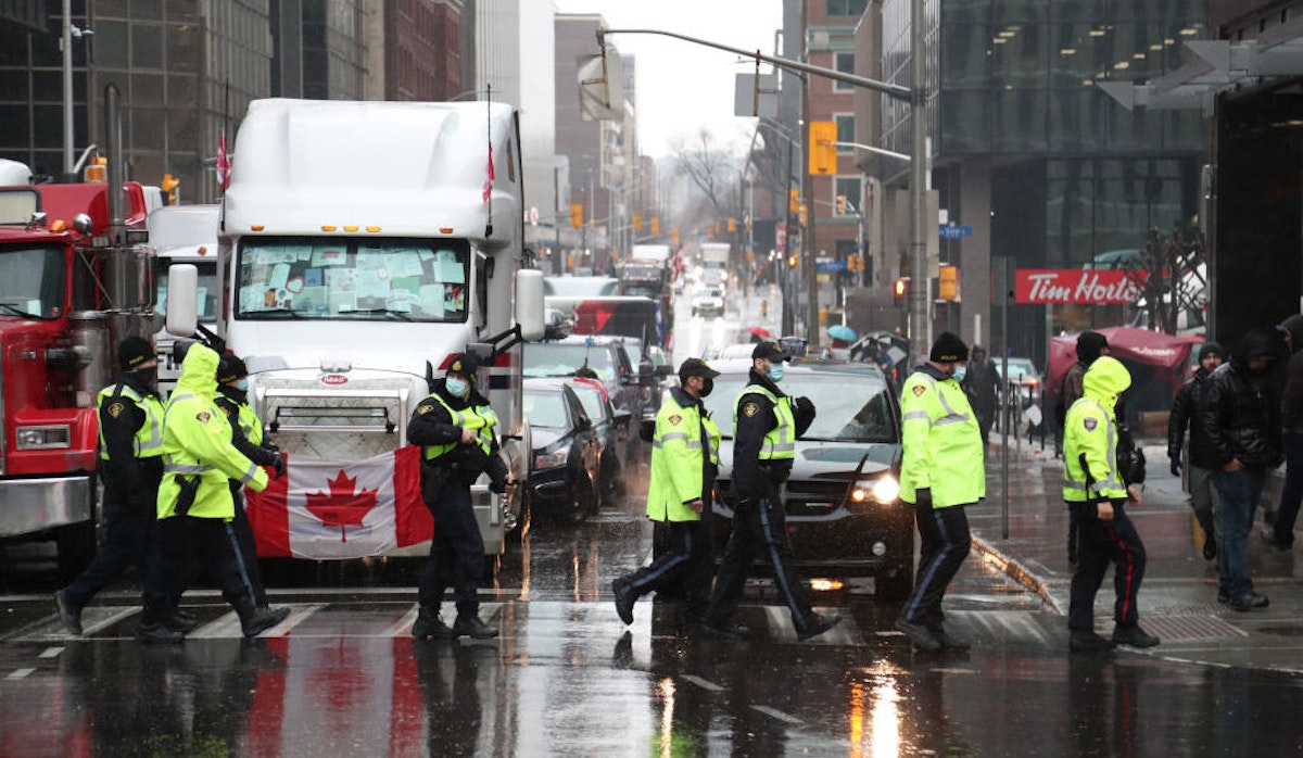 Ottawa Police March On Freedom Convoy: ‘Starting To Feel Like The Beginning Of The End’