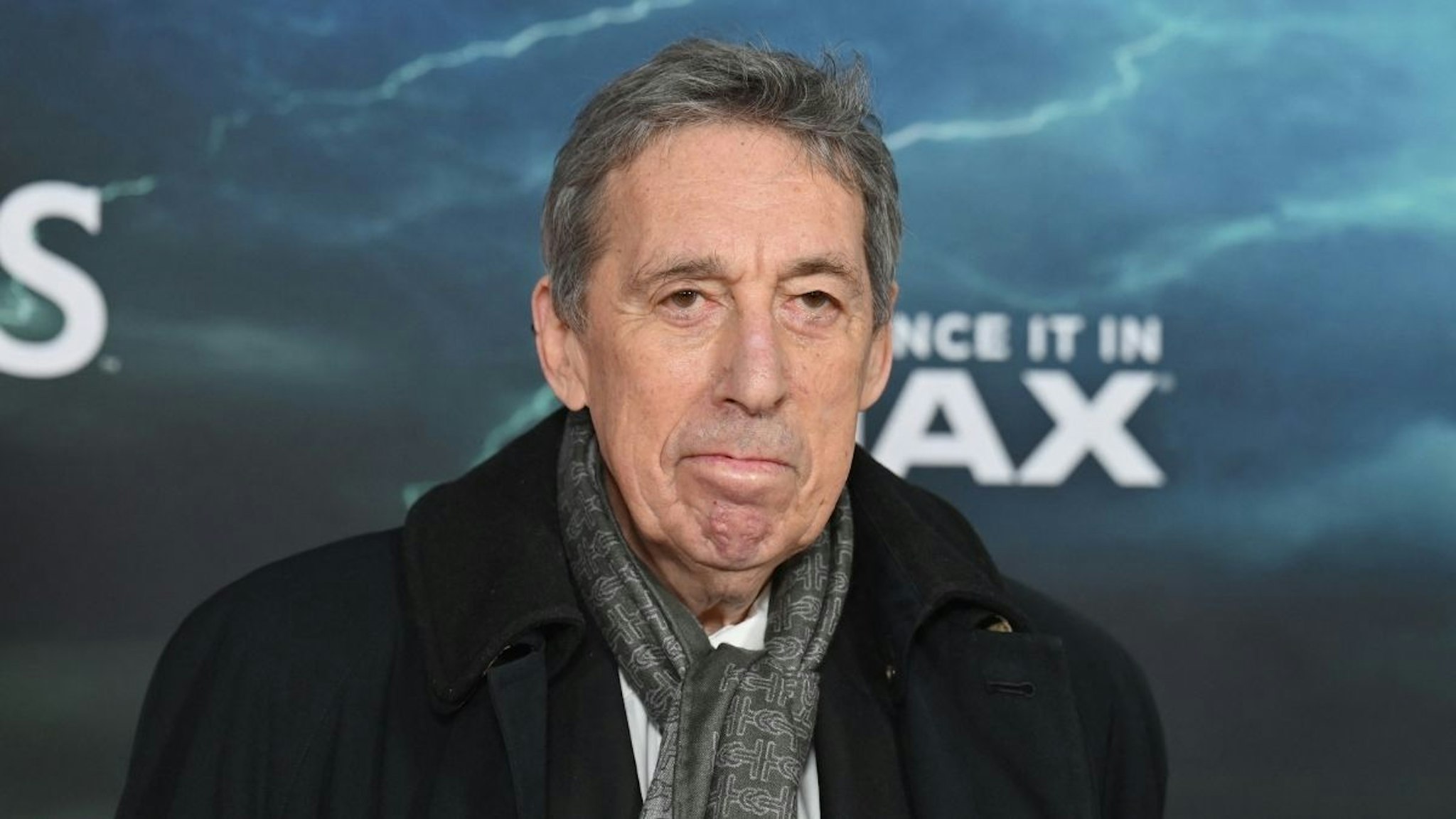 Canadian filmmaker Ivan Reitman attends the "Ghostbusters: Afterlife" New York premiere at AMC Lincoln Square on November 15, 2021 in New York City.