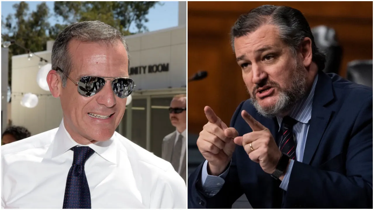 ‘He’s Really Good At Holding His Breath’: Cruz Drags LA Mayor Garcetti Going Maskless At Super Bowl