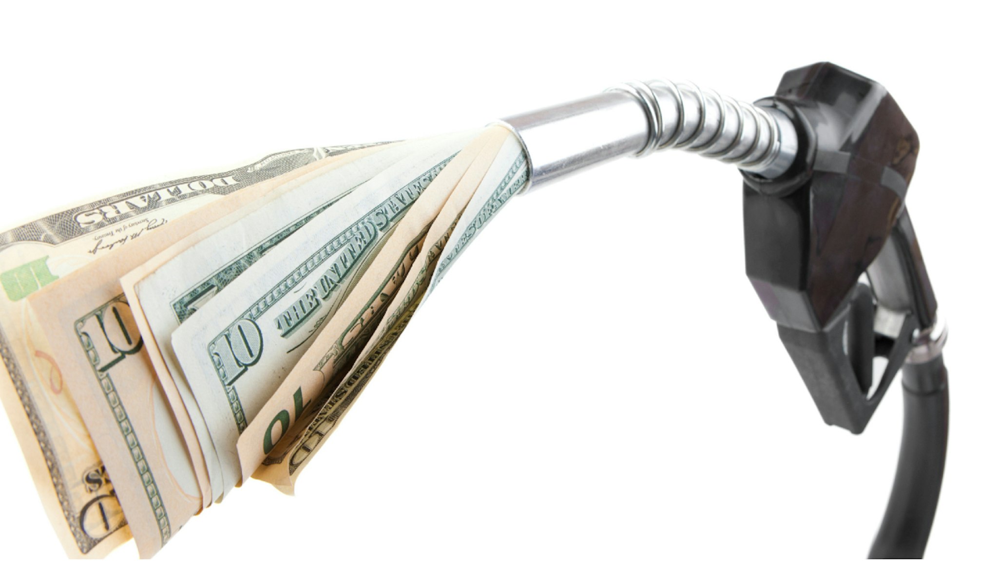 Gas pump money.