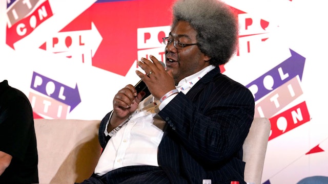 NASHVILLE, TENNESSEE - OCTOBER 26: Elie Mystal speaks onstage during the 2019 Politicon at Music City Center on October 26, 2019 in Nashville, Tennessee. (Photo by Ed Rode/Getty Images for Politicon)