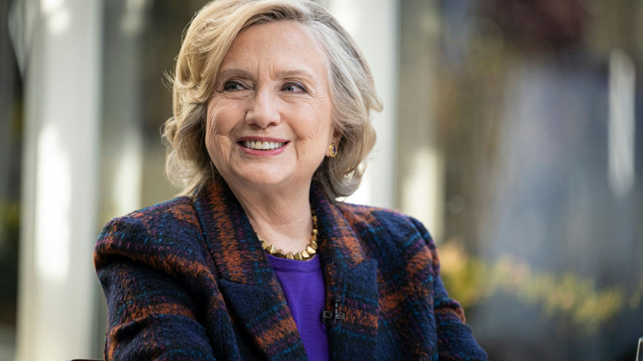 SUNDAY TODAY WITH WILLIE GEIST -- Pictured: Hillary Clinton on Dec. 12, 2021 -- (Photo by: Mike Smith/NBC/NBCU Photo Bank via Getty Images)