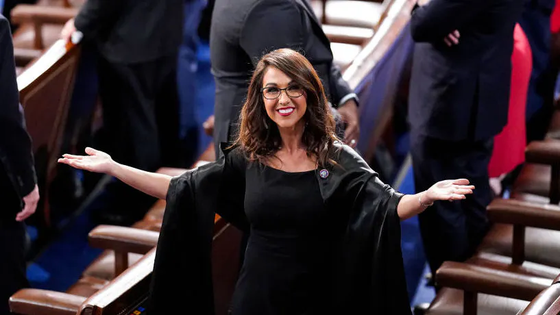 Rep. Boebert Wears ‘Drill Baby Drill’ Outfit To Biden SOTU