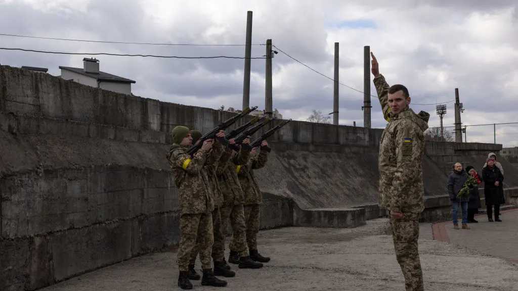 Supreme Court Judge Suits Up To Fight For Ukraine — And NPR Reporter Is Ready To Help Cast The Movie About It