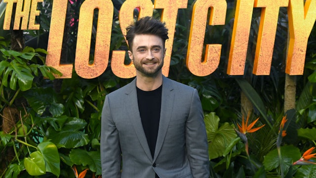 LONDON, ENGLAND - MARCH 31: Daniel Radcliffe attends "The Lost City" UK screening on March 31, 2022 in London, England. (Photo by Dave J Hogan/Getty Images)