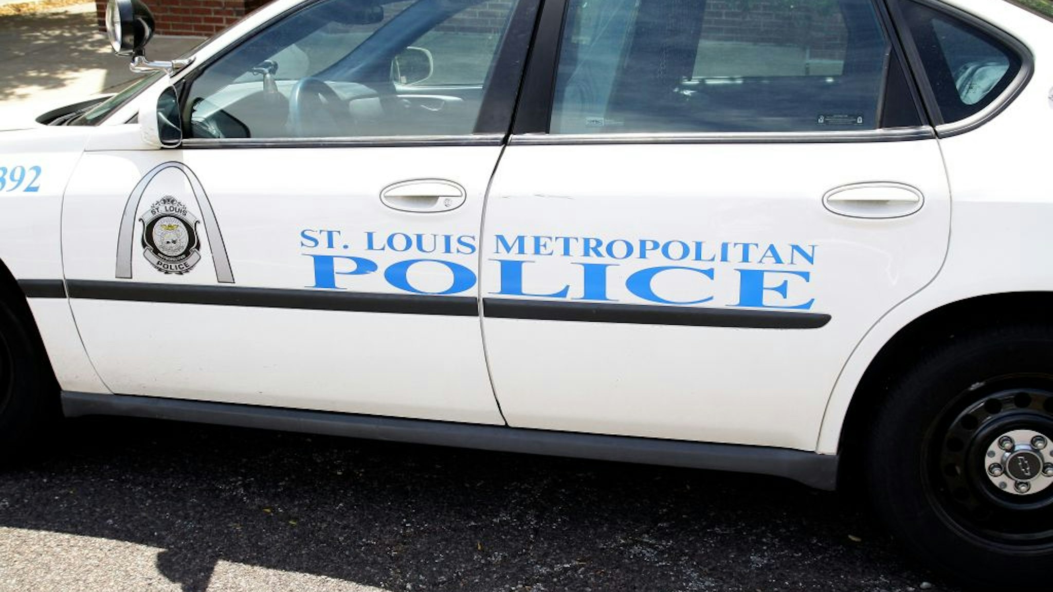 St. Louis Metropolitan Police Car, in St. Louis, Missouri on AUGUST 05, 2012.