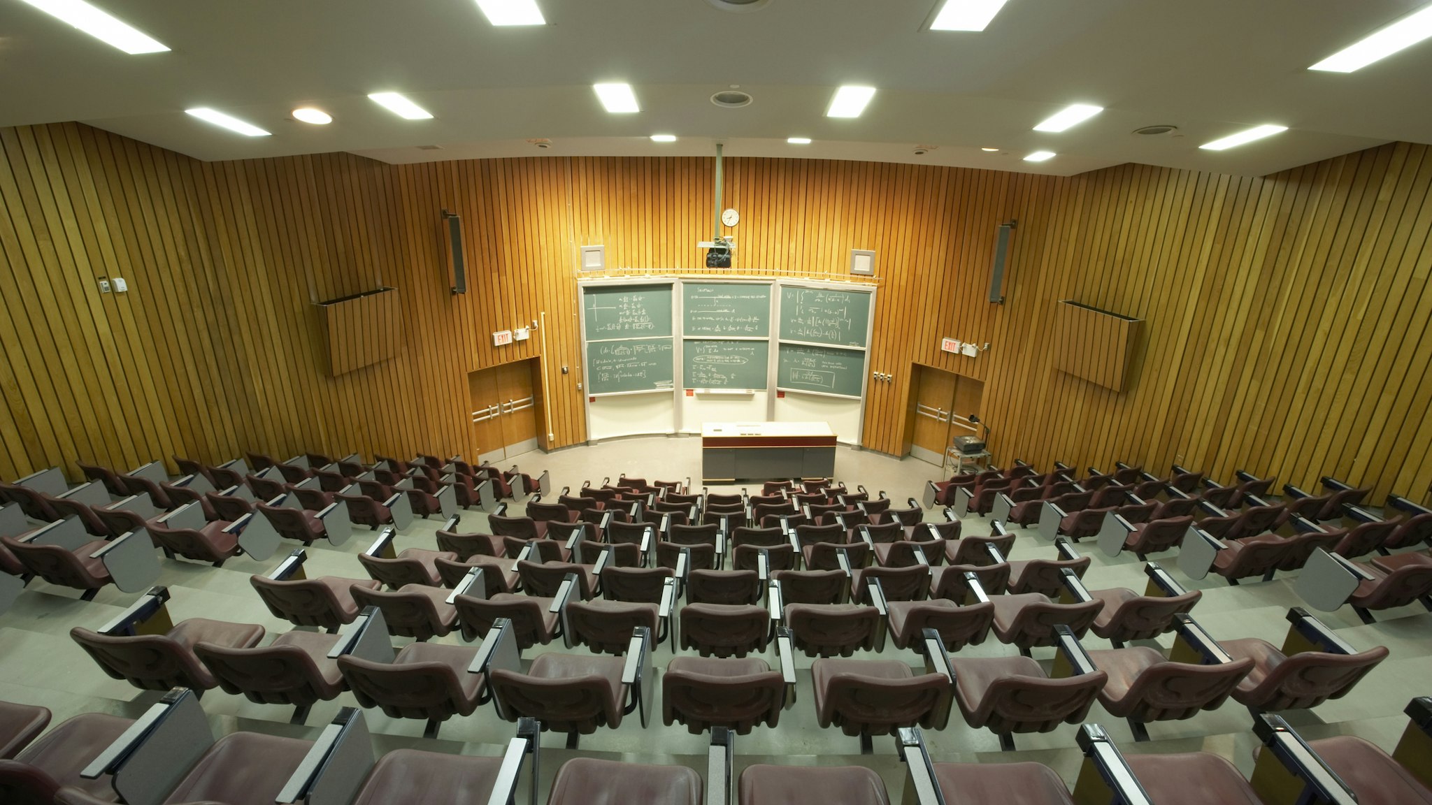 Empty auditorium - stock photo