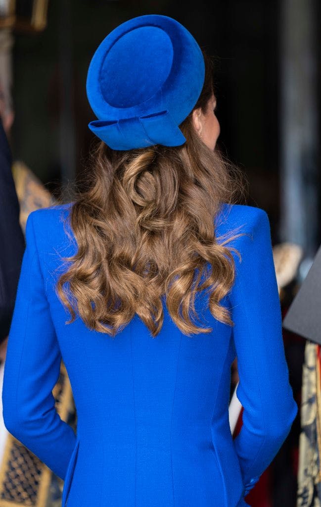 Kate Middleton Wows In Royal Blue Coat Dress And Hat Combo In London