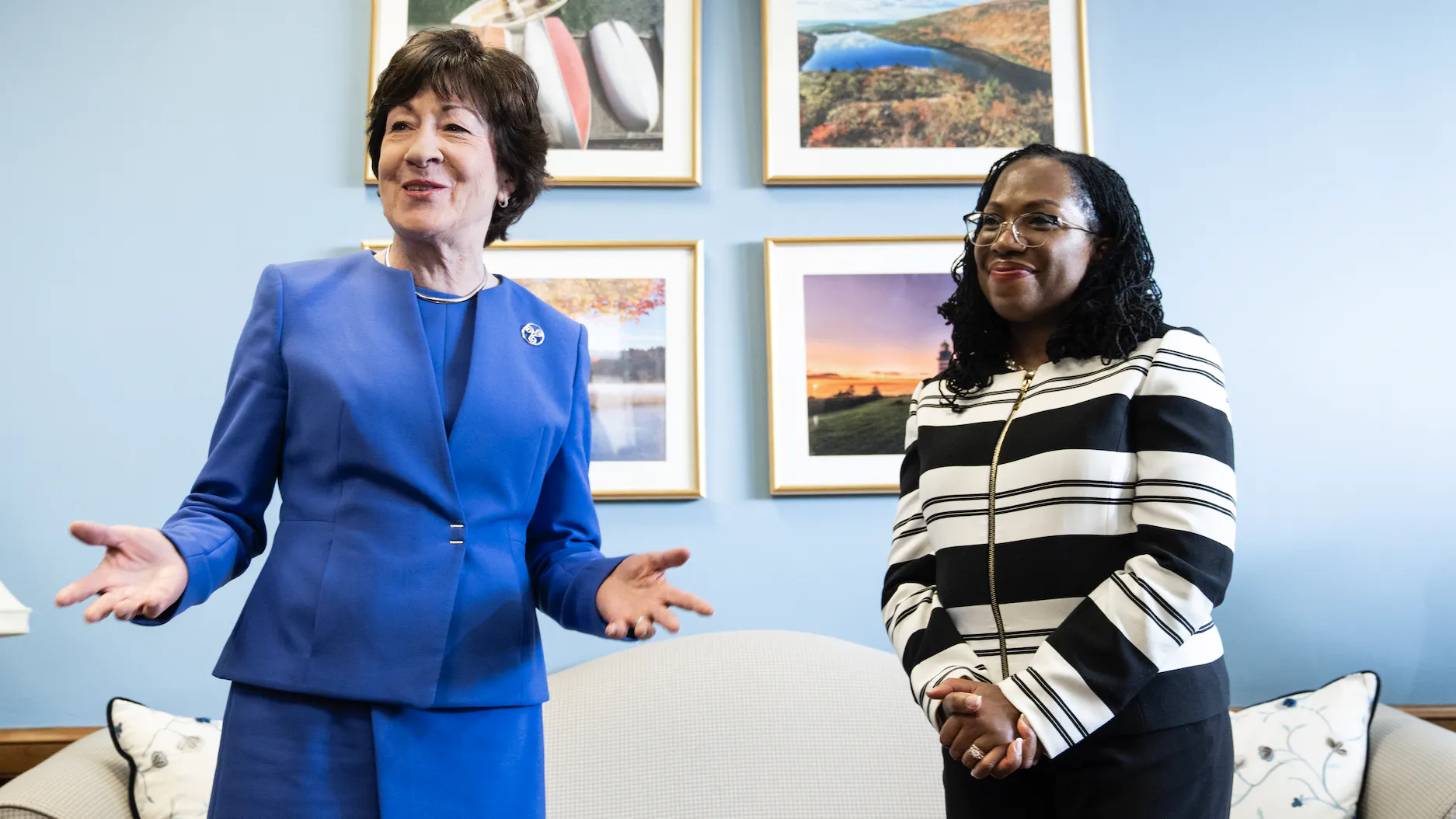 GOP Maine Senator Who Opposed Barrett Confirmation Says She Supports Judge Ketanji Brown Jackson