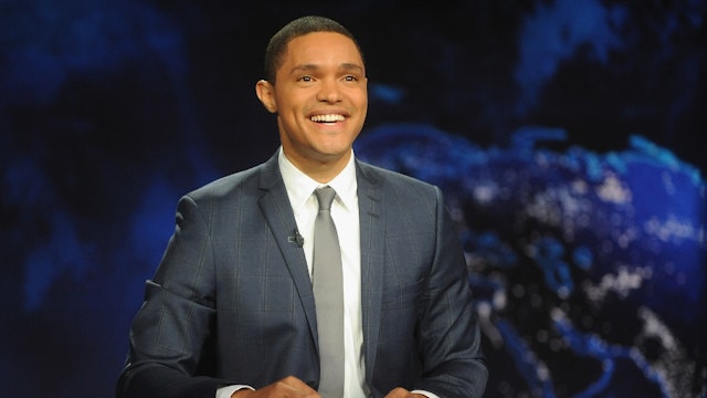 NEW YORK, NY - SEPTEMBER 28: Trevor Noah hosts Comedy Central's "The Daily Show with Trevor Noah" premiere on September 28, 2015 in New York City.