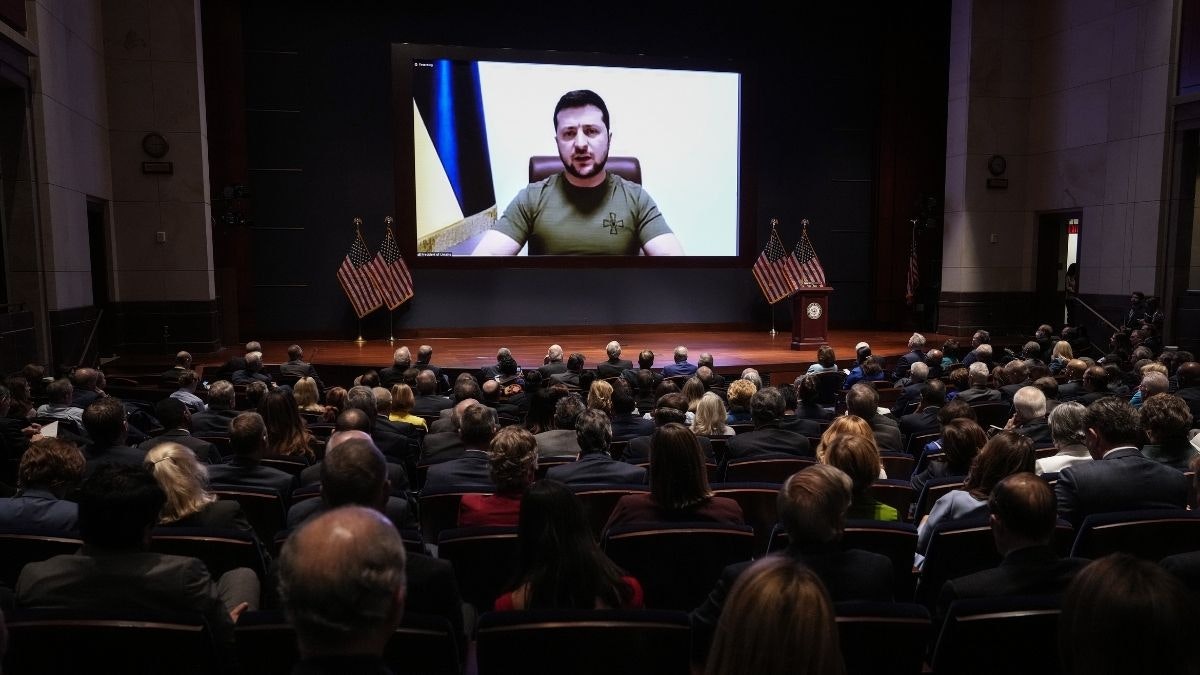 Zelensky Calls Out Biden During Address To Congress: ‘Being The Leader Of the World Means To Be The Leader Of Peace’