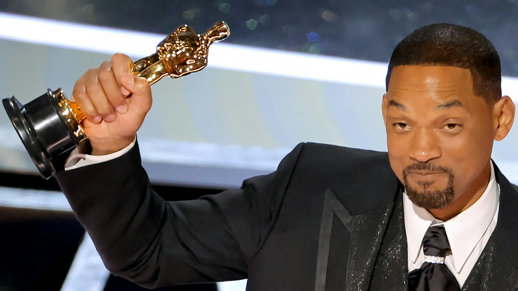 Will Smith accepts the Actor in a Leading Role award for ‘King Richard’ onstage during the 94th Annual Academy Awards at Dolby Theatre on March 27, 2022 in Hollywood, California.