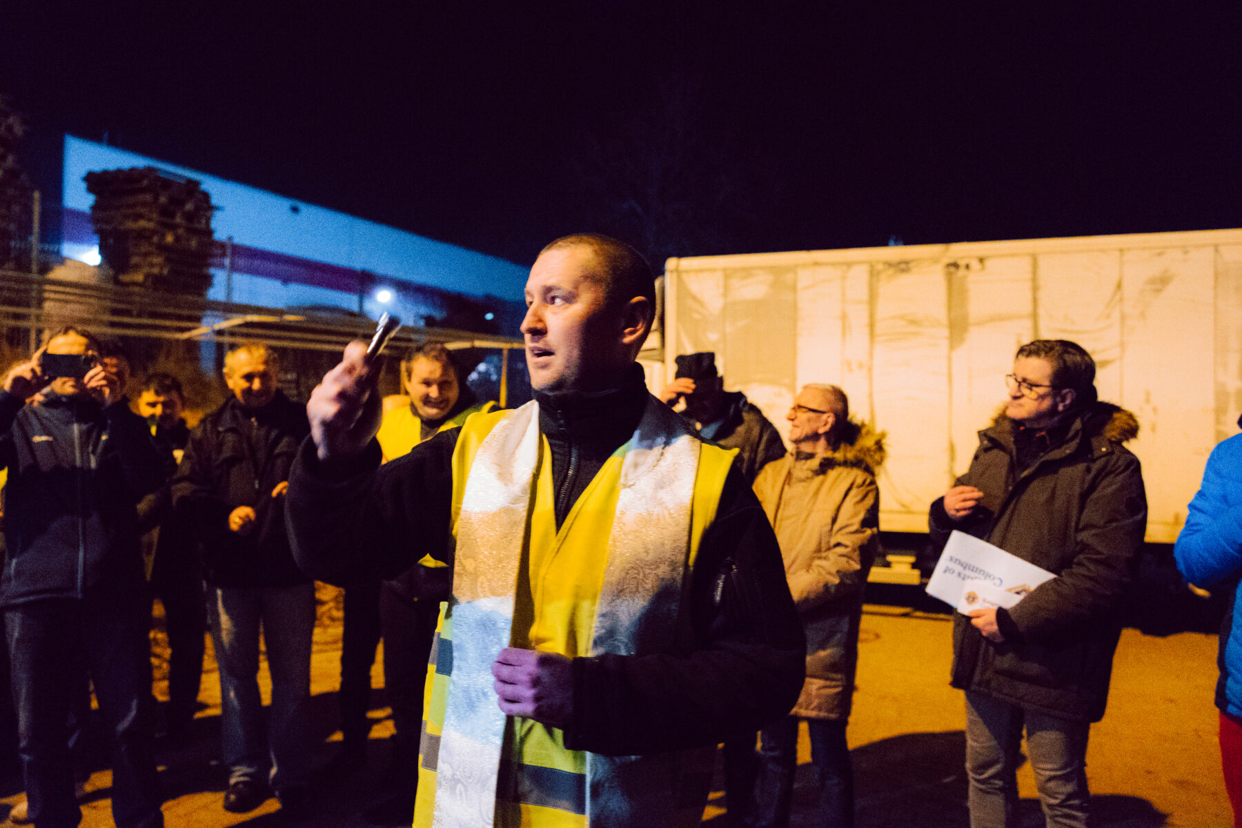 Knights Of Columbus Create ‘Mercy Huts’ On Ukrainian Border, Raise $4.5 ...