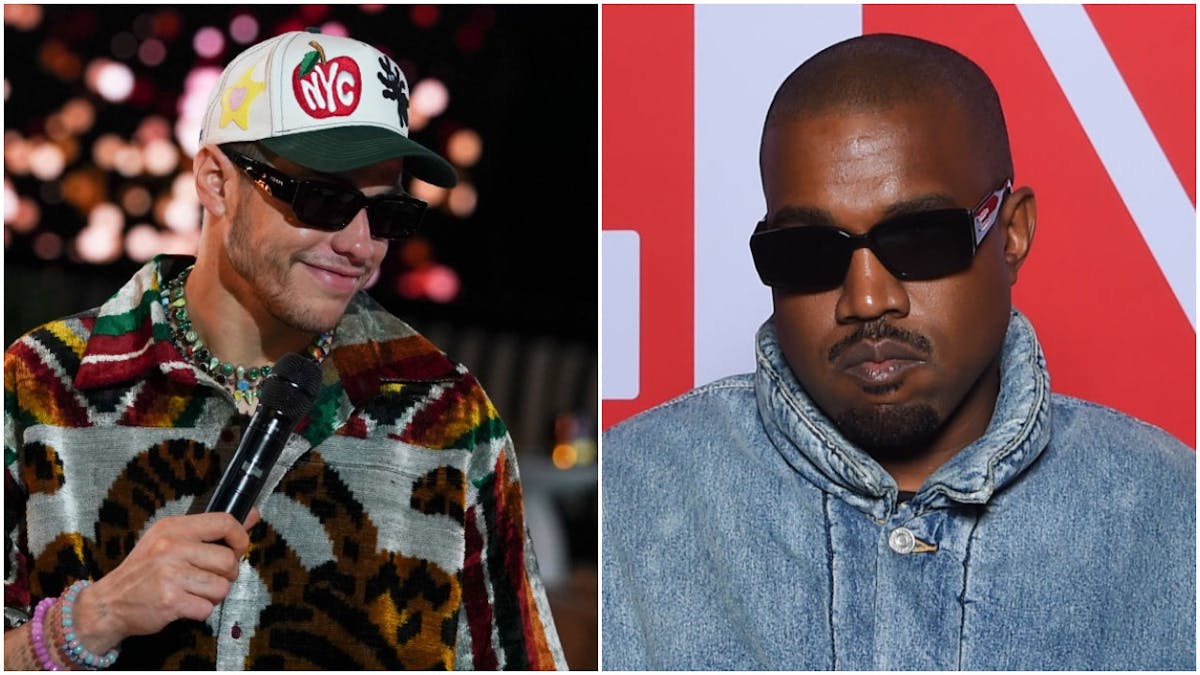 Kanye’s New Music Video Shows Him Burying Pete Davidson Alive 1 image