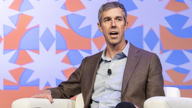 AUSTIN, TEXAS - MARCH 12: Former US Congressman and candidate for Governor of Texas Beto O'Rourke appears on stage during the session 'Beto O'Rourke in Conversation with Evan Smith' at the 2022 SXSW Conference and Festivals at the Hilton Austin on March 12, 2022 in Austin, Texas.