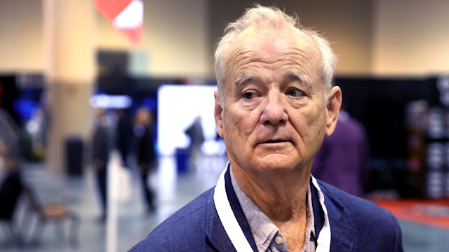 OMAHA, NEBRASKA - APRIL 30: Actor and comedian Bill Murray walks through the convention floor at the Berkshire Hathaway annual shareholder's meeting on April 30, 2022 in Omaha, Nebraska. This is the first time the annual shareholders event has been held since 2019 due to the COVID-19 pandemic.