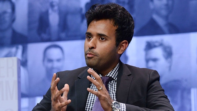 Vivek Ramaswamy, Founder & CEO of Rolvant Sciences speaks at Forbes Under 30 Summit at Pennsylvania Convention Center on October 5, 2015 in Philadelphia, Pennsylvania.