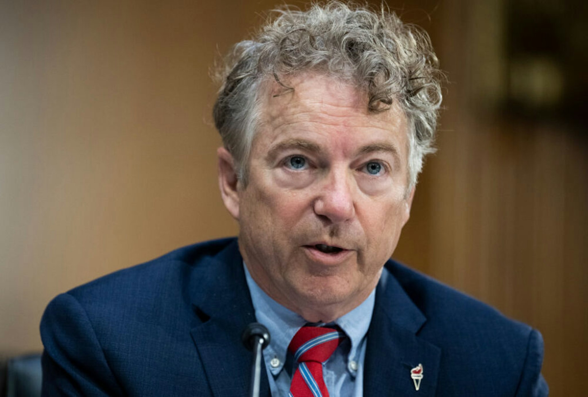 UNITED STATES - MARCH 15: Sen. Rand Paul, R-Ky., attends the Senate Health, Education, Labor and Pensions Committee markup on the PREVENT Pandemics Act in Dirksen Building on Tuesday, March 15, 2022.