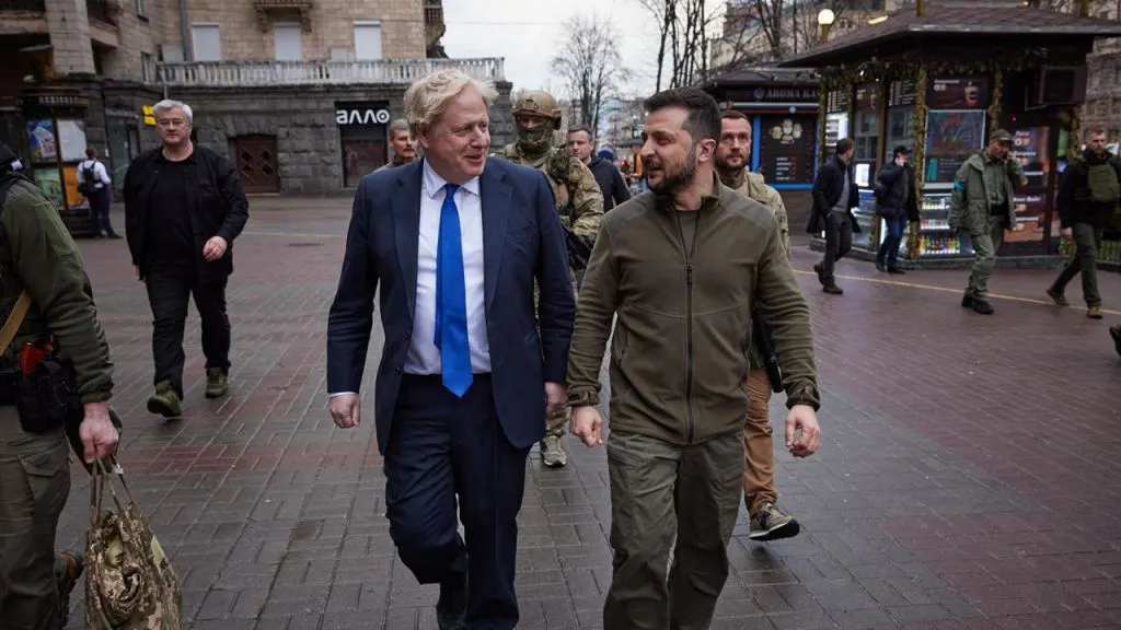 ‘Slava Ukraini’: Boris Johnson Makes Unannounced Visit To Kyiv