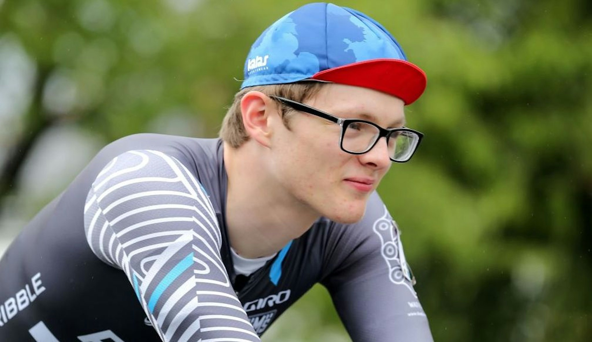 Zach Bridges prepares to race in stage 5 of the Junior tour of Wales on August 26, 2018 in Abergavenny, Wales, United Kingdom. In October 2020 Zach Bridges the 19-year-old, from Cwmbran in Wales, came out as transgender and now identifies as Emily Bridges.